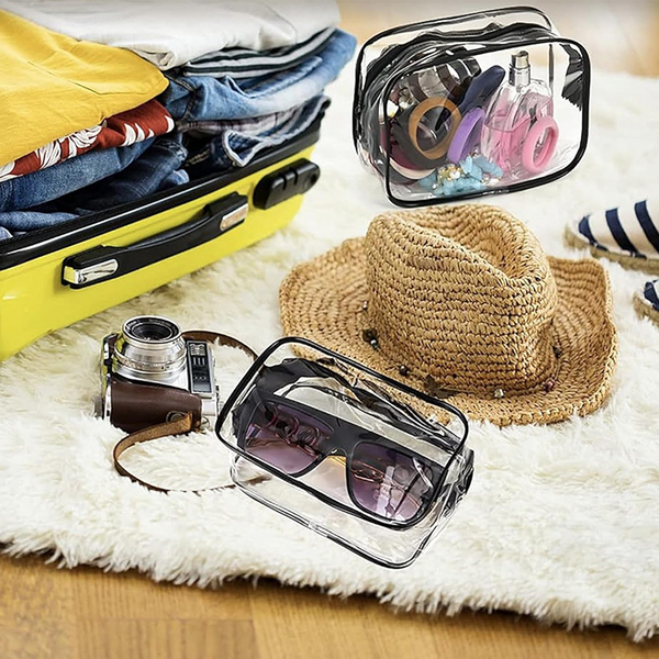 Transparent Carry-On Toiletries Bag