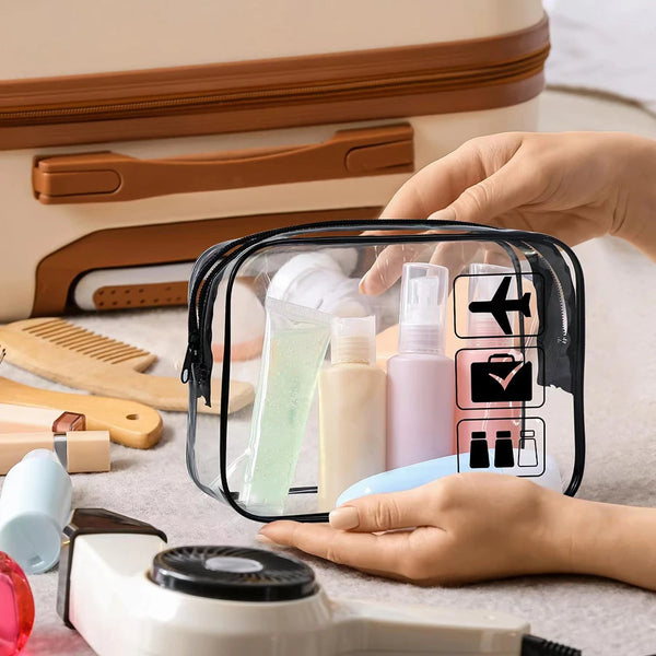 Transparent Carry-On Toiletries Bag