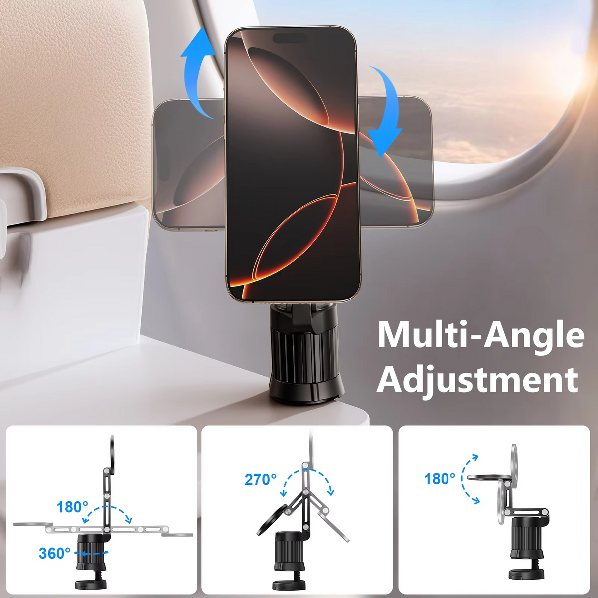 Magnetic Airplane Phone Holder