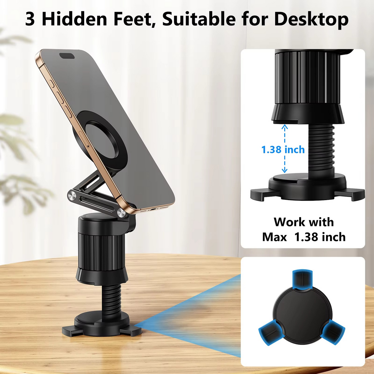 Magnetic Airplane Phone Holder